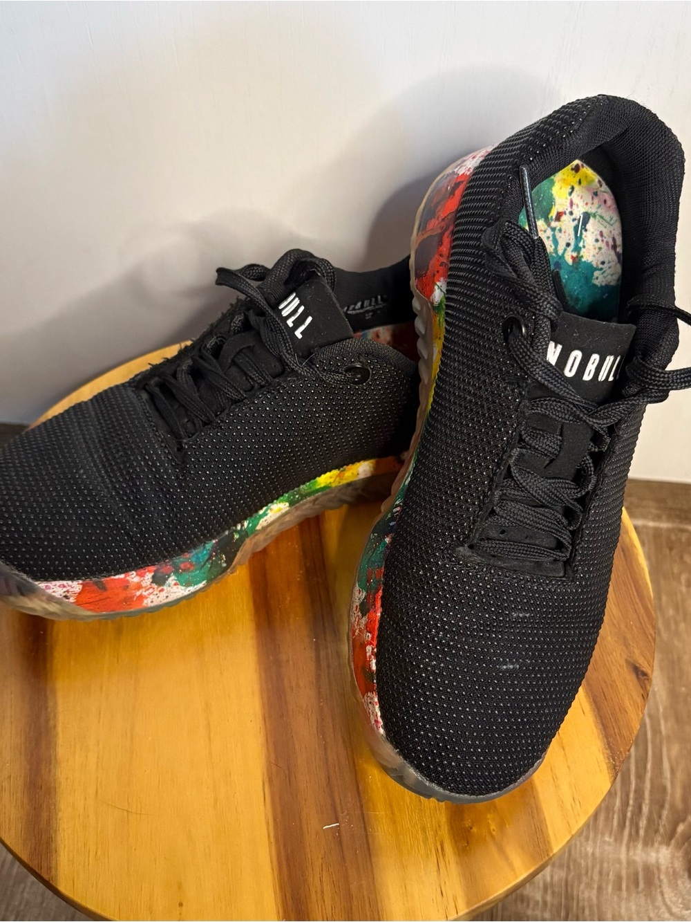 NOBULL Knit Low Top Sneakers Multicolor Soles Athleisure Walking Comfort